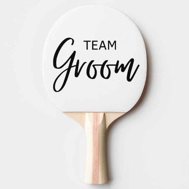 Pala De Ping Pong Team Groom Black (Anverso)