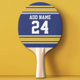 Pala De Ping Pong Team Jersey con nombre y número personalizados