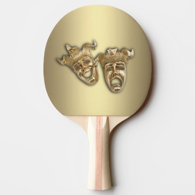 Pala De Ping Pong Teatro de comedia y tragedia (Reverso)