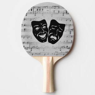 Pala De Ping Pong Teatro plateado y música
