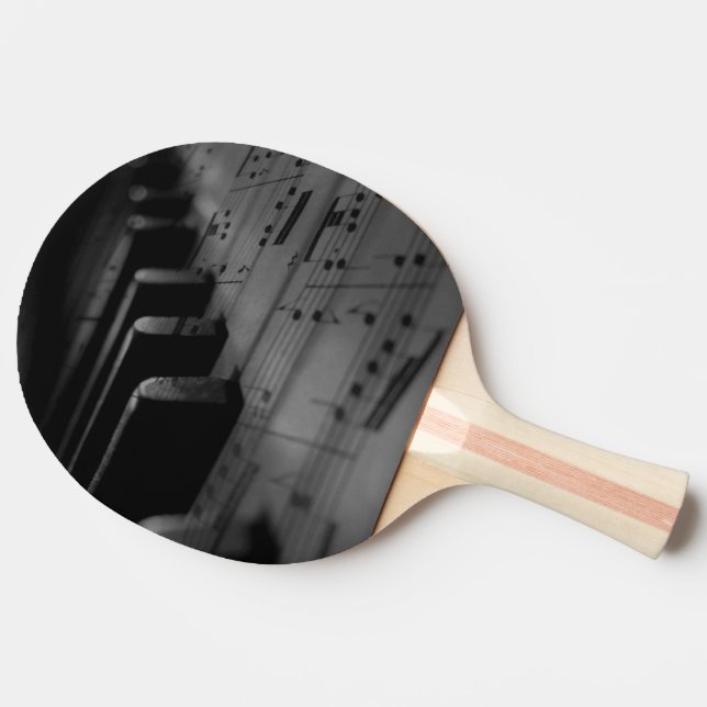 Pala De Ping Pong Teclas de piano de música (Lateral)