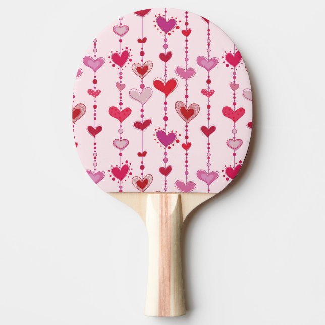 Pala De Ping Pong Tejas del corazón (Anverso)