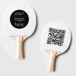 Pala De Ping Pong Tenis de mesa de códigos QR para la empresa de log