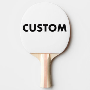 Pala De Ping Pong Tenis de mesa de personalizado con respaldo NEGRO