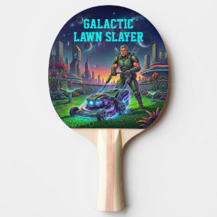 Pala De Ping Pong Tenis de Mesa Espacial Retro de Ciencia Ficción
