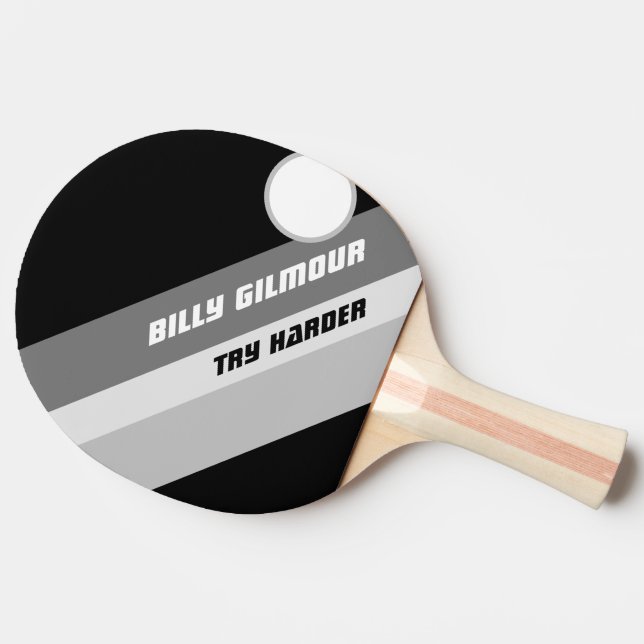 Pala De Ping Pong Tenis de mesa TRÁFICO MÁS DURO (Lateral)