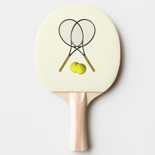 Pala De Ping Pong Tennis Doubles Cream (Anverso)