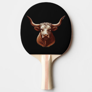 Pala De Ping Pong Texas Longhorn