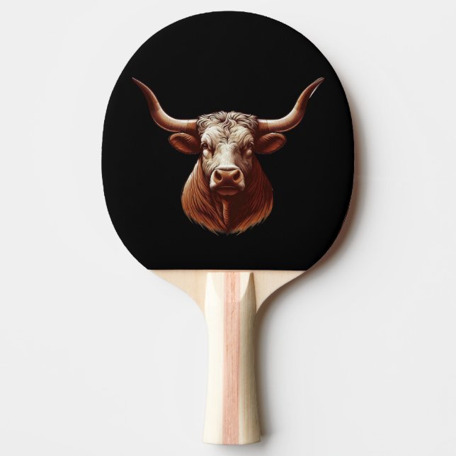 Pala De Ping Pong Texas Longhorn (Anverso)