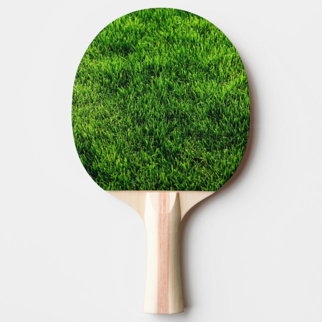 Pala De Ping Pong Textura de la hierba verde de un campo de fútbol (Anverso)