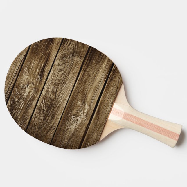 Pala De Ping Pong textura de madera (Lateral)