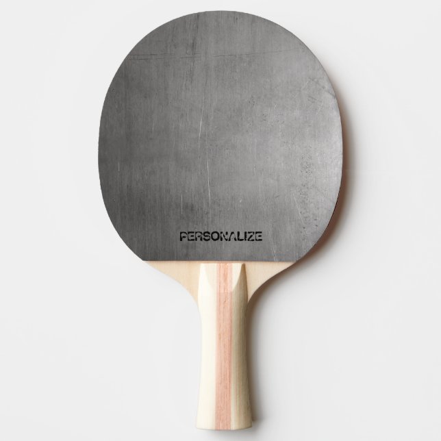 Pala De Ping Pong Textura metalizado cepillada (Anverso)