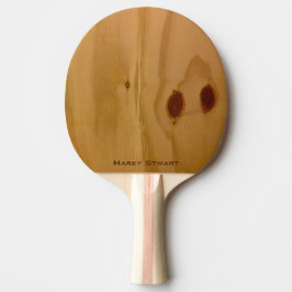 Pala De Ping Pong textura rústica de madera / granos de madera