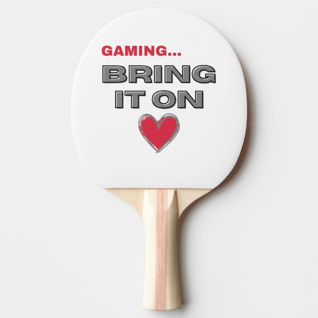 Pala De Ping Pong The Gamer Ping Pong Paddle (Anverso)