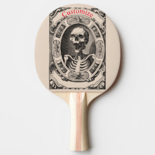 Pala De Ping Pong Thunder_Cove, flamante cráneo humano