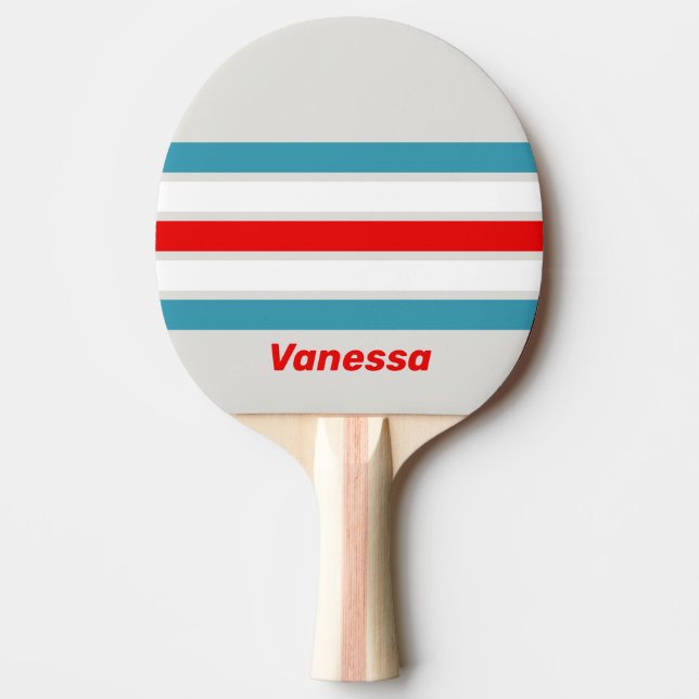 Pala De Ping Pong Thunderbird Across Striping with Name (Anverso)