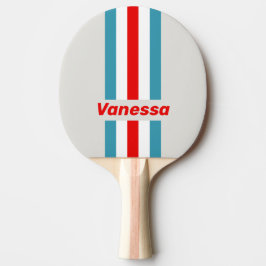 Pala De Ping Pong Thunderbird con franjas y nombre