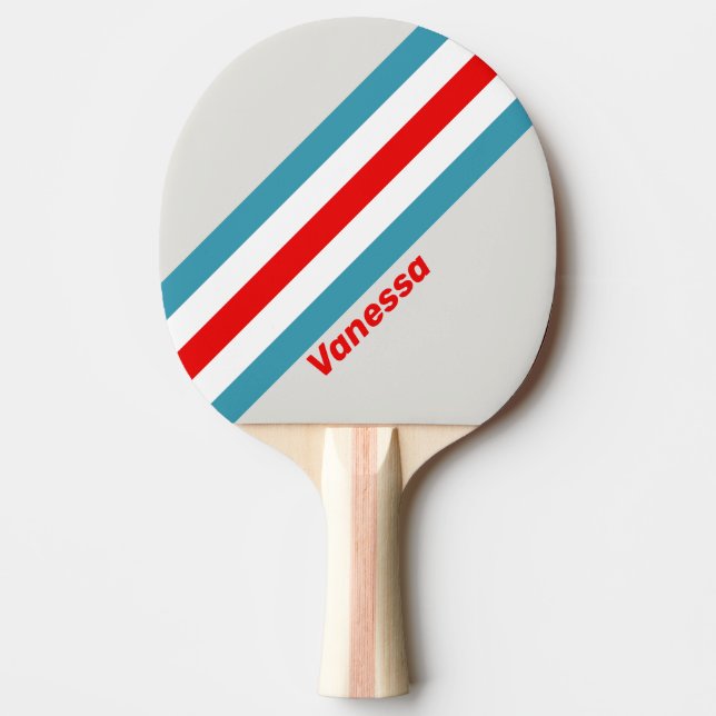 Pala De Ping Pong Thunderbird Rayado con Nombre (Anverso)