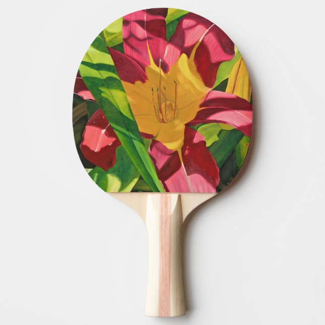 Pala De Ping Pong Tiger Lily Floral (Anverso)
