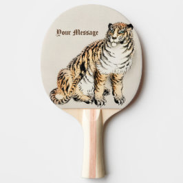 Pala De Ping Pong Tigre personalizado por el Ilustracion japonés Kōn