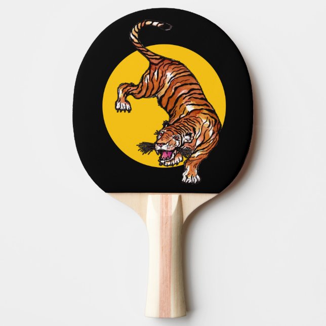 Pala De Ping Pong Tigre Sol (Anverso)