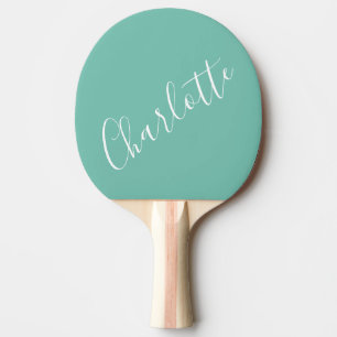 Pala De Ping Pong Tipografía de letra Chic Personalizada Moderna Ver