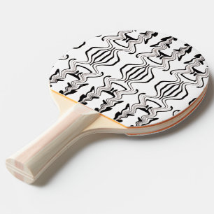 Pala De Ping Pong Tipografía Motivacional Retro de Estilo Vintage