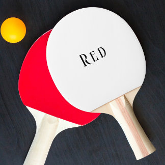 Pala De Ping Pong Tipografía muy simple en tres letras