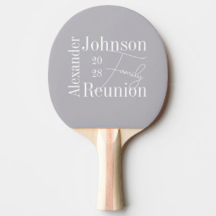 Pala De Ping Pong Tipografía personalizada de reunión familiar moder