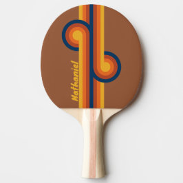 Pala De Ping Pong Tira de arcilla requemada por el sol con nombre