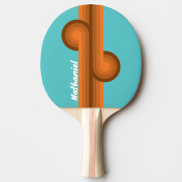 Pala De Ping Pong Tira de bucle de color turquesa del desierto con n