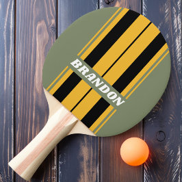 Pala De Ping Pong Tiras de la placa de luz nocturna de oliva con nom