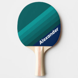 Pala De Ping Pong Tiras de Marea Oceánica Deportiva con Nombre