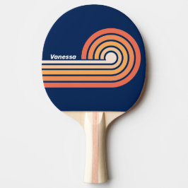 Pala De Ping Pong Tiras de rizo de caída del sol del océano con nomb