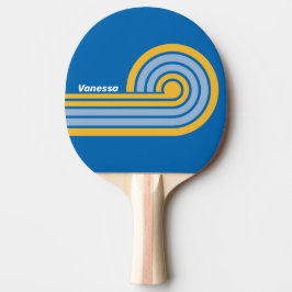 Pala De Ping Pong Tiras de rizo de costa con nombre