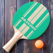 Tiras de tabla de menta retro con nombre