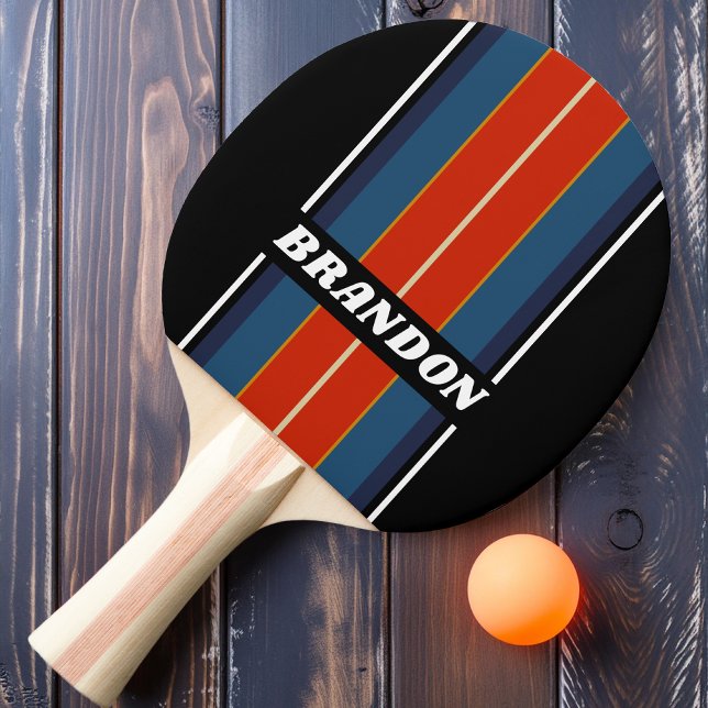 Pala De Ping Pong Tiras de tablero de arcoiris de hielo retro con no (Subido por el creador)