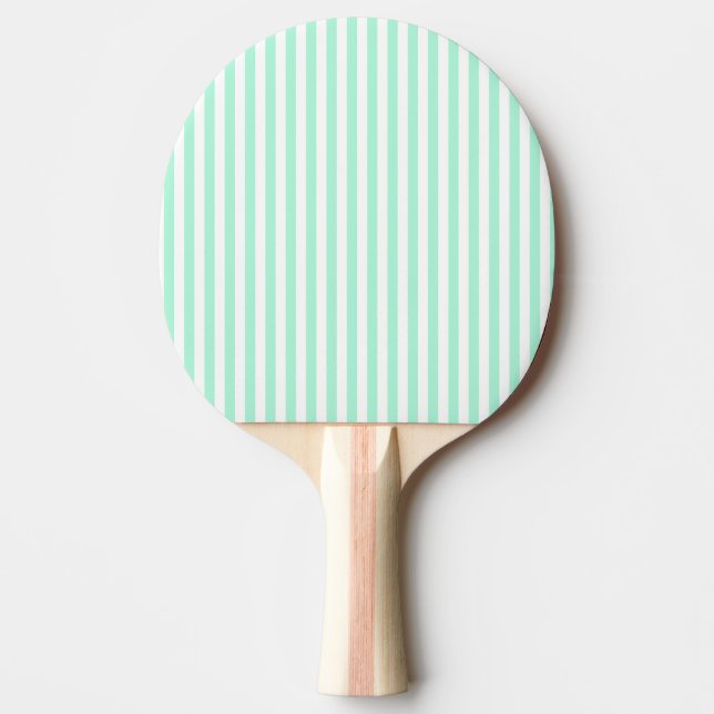 Pala De Ping Pong Tiras verdes Pastel Mint (Anverso)