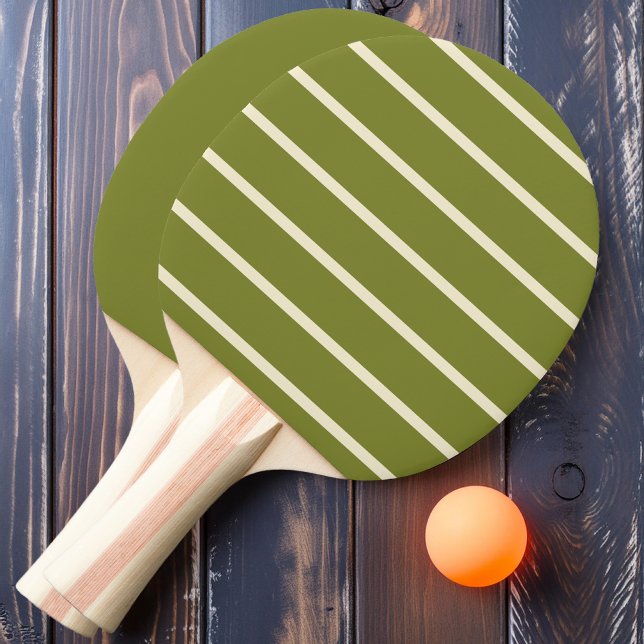 Pala De Ping Pong Tiras verdes y sólidas (Subido por el creador)