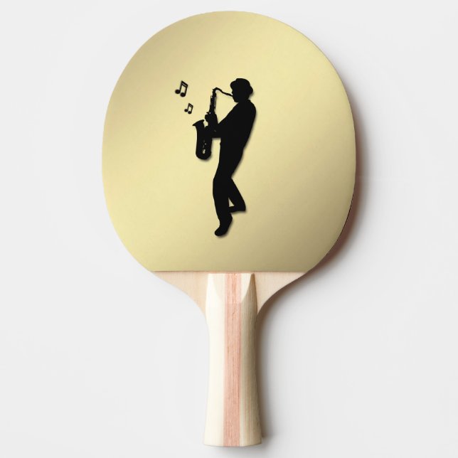 Pala De Ping Pong Toca el saxofón (Anverso)