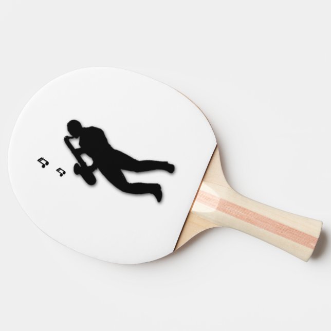 Pala De Ping Pong Toca el saxofón (Reverso)