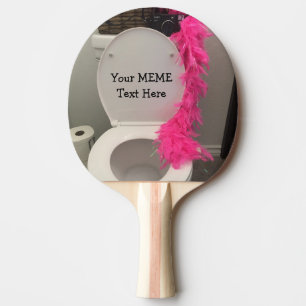 Pala De Ping Pong Toilet Bowl Funny Creat a MEME