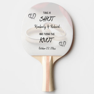 Pala De Ping Pong Toma Una Pareja De Golpes Involucrados Amarrando A