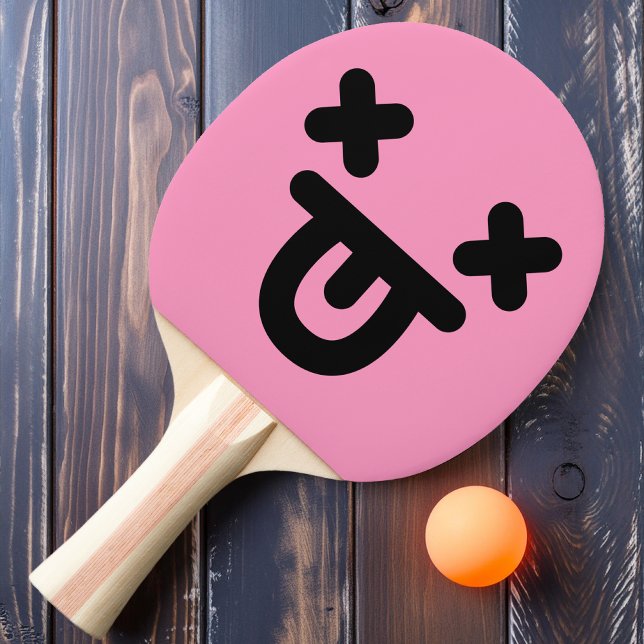 Pala De Ping Pong Tonga deslucida boca abajo pádel rosa pág. (Subido por el creador)