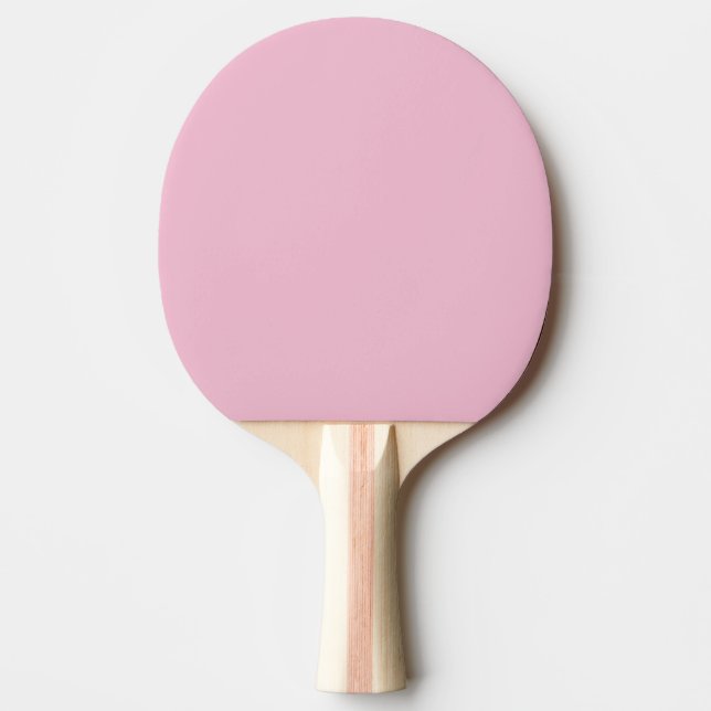 Pala De Ping Pong Tono pastel sólido de rosa cereza (Anverso)