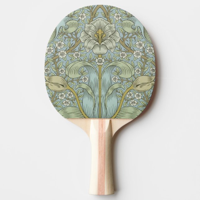 Pala De Ping Pong Torneo de primavera de William Morris (Anverso)