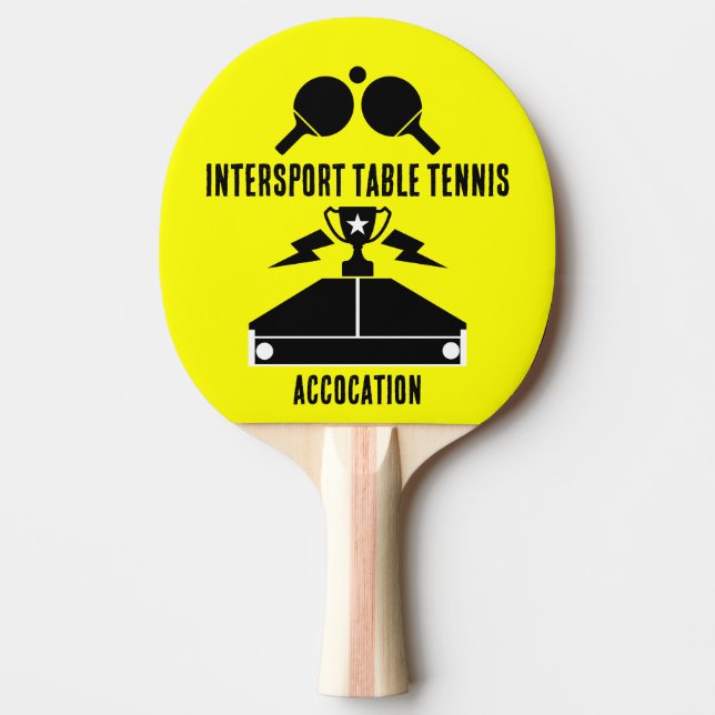 Pala De Ping Pong Torneo de tenis de mesa (Anverso)