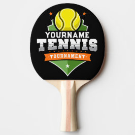 Pala De Ping Pong Torneo Personalizado de NOMBRE para Jugador de Ten