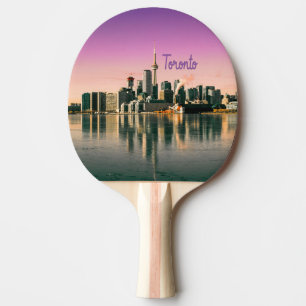 Pala De Ping Pong Toronto Capital de Ontario Canada City Skyline
