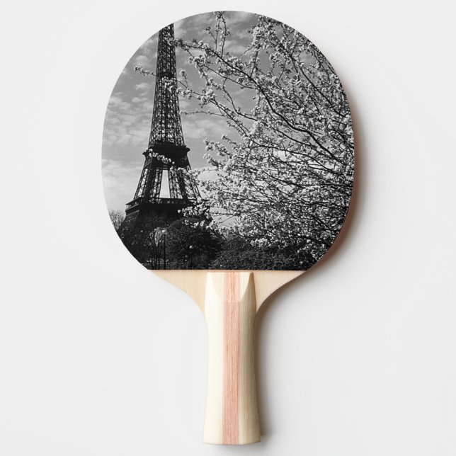 Pala De Ping Pong Torre Eiffel de París 1970 (Anverso)